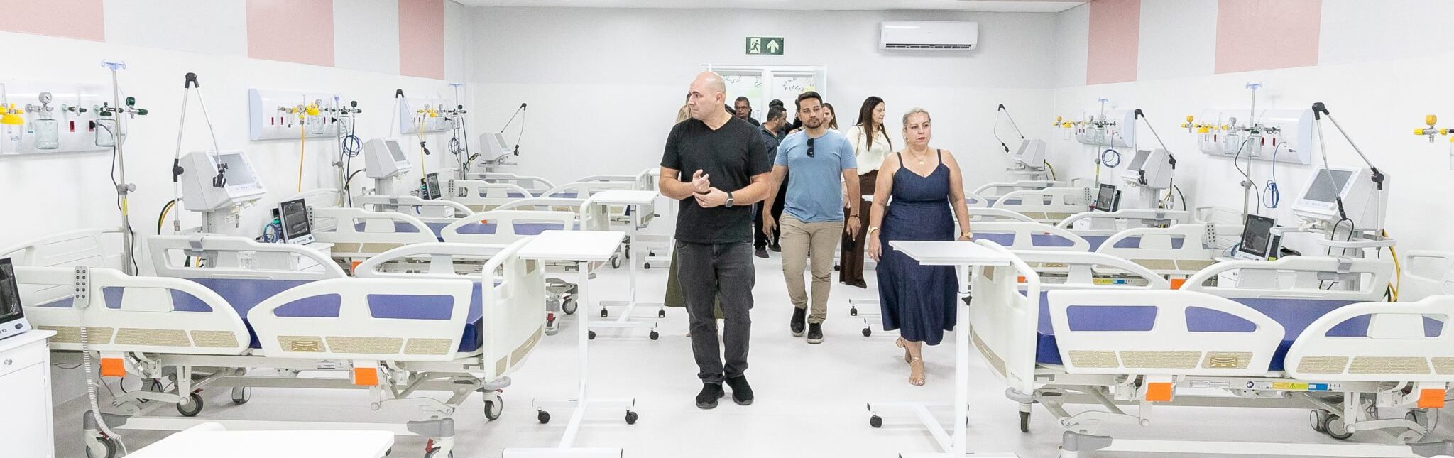 Prefeito Abílio e equipe técnica realizam vistoria para entrega do CMI