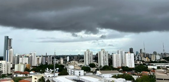 Baixada Cuiabana terá semana de calor, chuvas intensas e ventos fortes, aponta Inmet