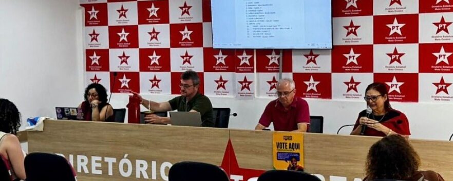 PT-MT traça estratégia para 2026 e prioriza reeleição de Lula e avanço no Estado