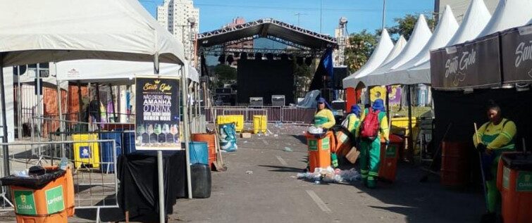 Cuiabá mobiliza força-tarefa e recolhe 40 toneladas de lixo em 5 dias de Carnaval