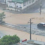 Chuva forte surpreende Cuiabá e provoca alagamentos em avenidas da Capital