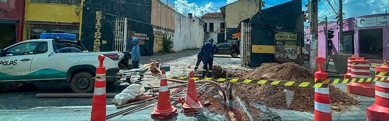 Obras avançam na Prainha e bloqueiam trecho estratégico por quase uma semana