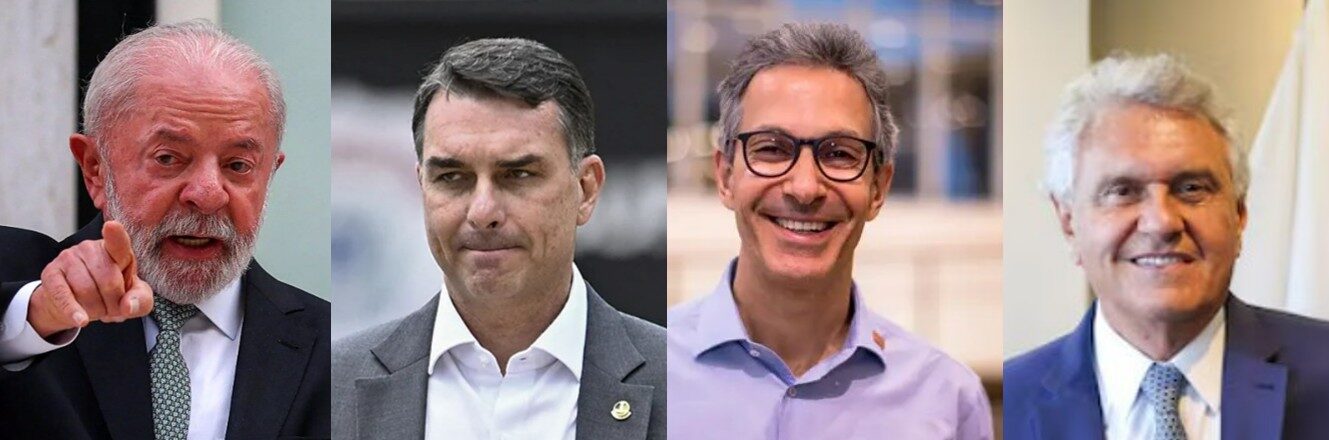 Lula lidera no 1º turno, mas empata com Flávio Bolsonaro, Zema e Caiado no 2º, diz pesquisa
