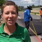 Flávia Moretti acompanha operação nas ruas e cobra agilidade na recuperação do asfalto