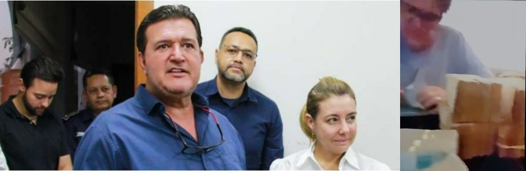 Batom na Cueca: Marido de Flávia Moretti reage após vídeo com maços de dinheiro e fala em ataque político